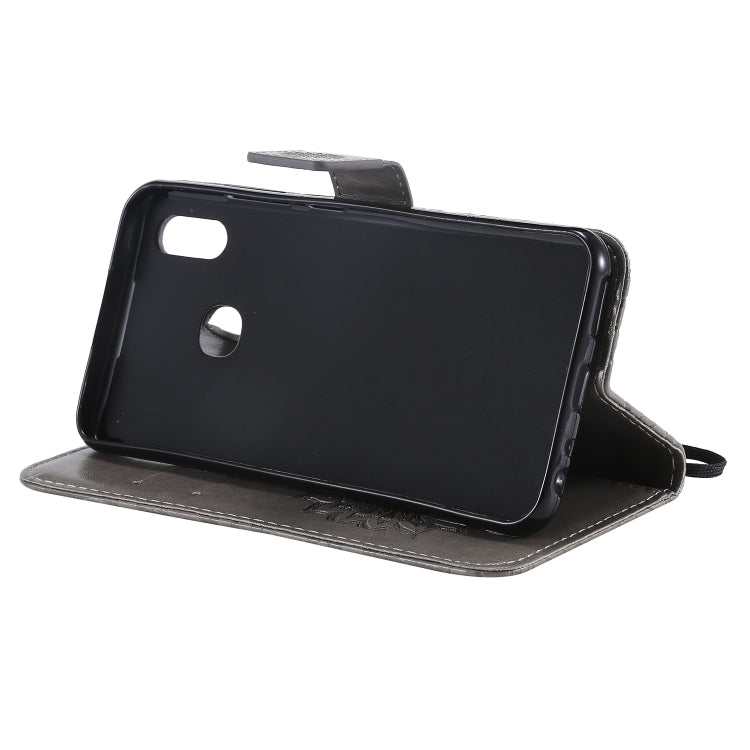 Pressed Printing Sunflower Pattern Horizontal Flip PU Leather Case for Vivo Y93 / Y91 / Y95, with Holder & Card Slots & Wallet & Lanyard