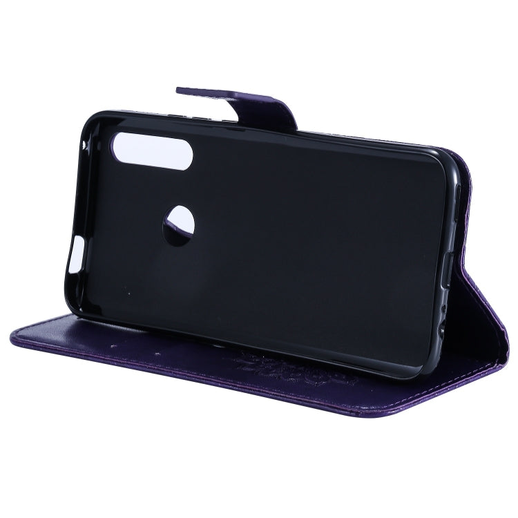 Pressed Printing Sunflower Pattern Horizontal Flip PU Leather Case for Huawei P Smart Z / Y9 Prime (2019), with Holder & Card Slots & Wallet & Lanyard