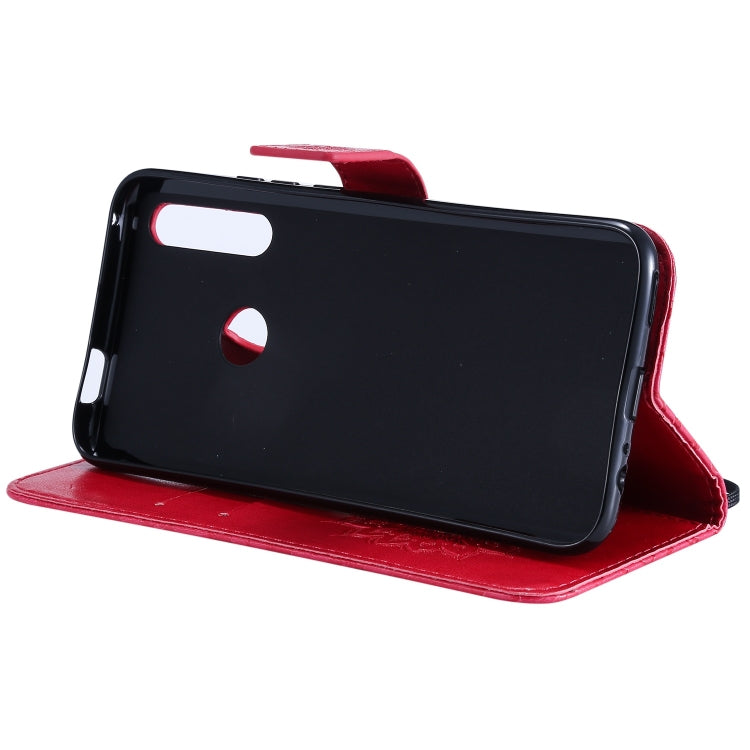 Pressed Printing Sunflower Pattern Horizontal Flip PU Leather Case for Huawei P Smart Z / Y9 Prime (2019), with Holder & Card Slots & Wallet & Lanyard