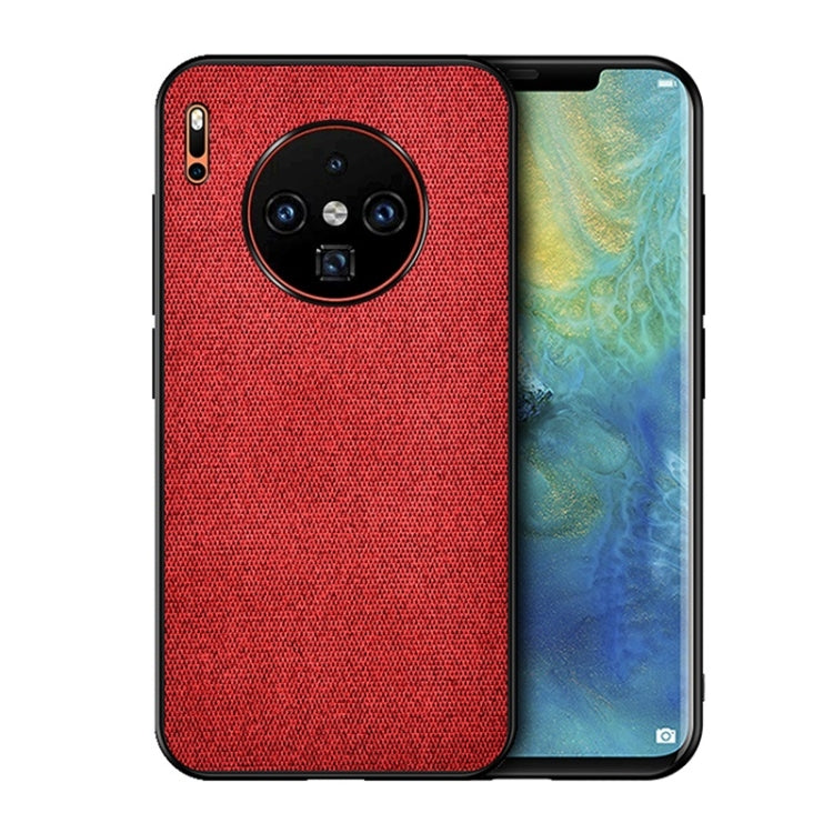 For Huawei Mate 30 Pro Shockproof Cloth Texture PC + TPU Protective Case
