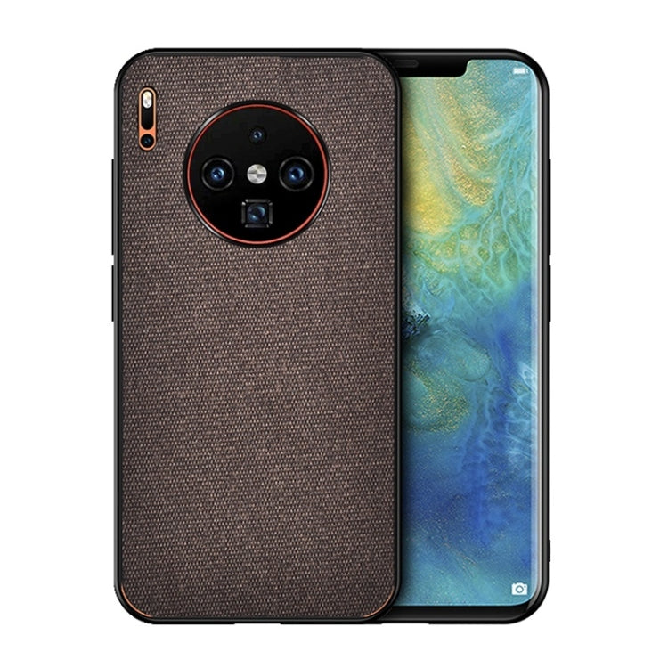 For Huawei Mate 30 Pro Shockproof Cloth Texture PC + TPU Protective Case