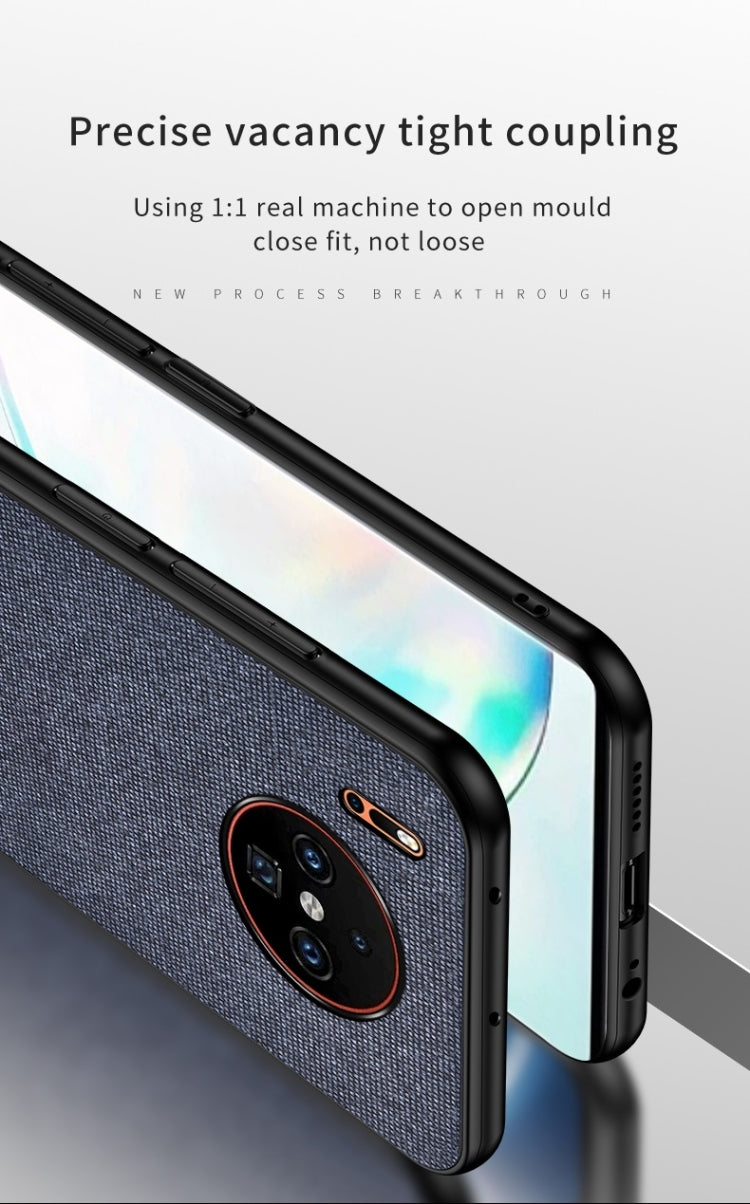 For Huawei Mate 30 Pro Shockproof Cloth Texture PC + TPU Protective Case