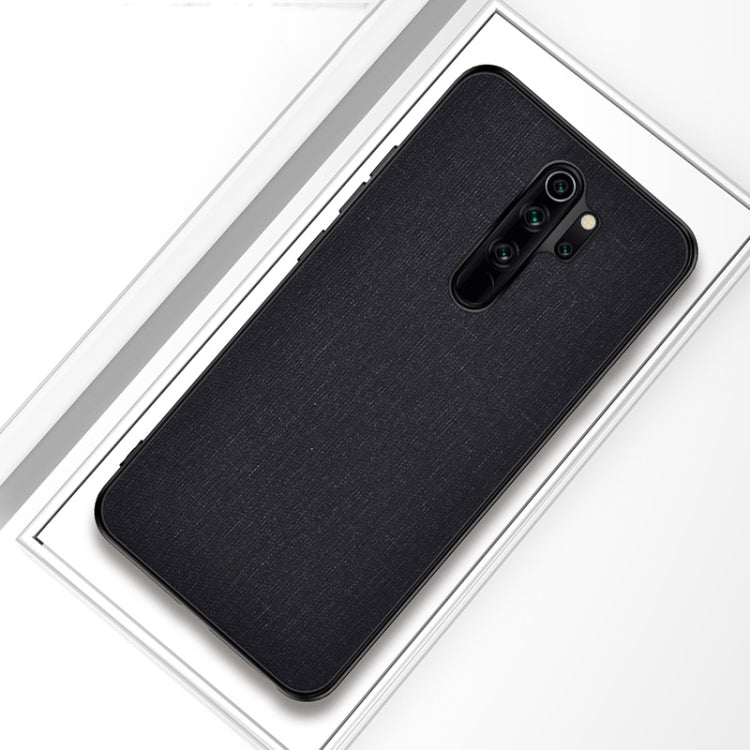 For Xiaomi Redmi Note 8 Pro Shockproof Cloth Texture PC + TPU Protective Case