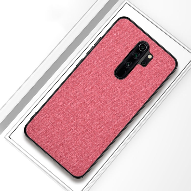 For Xiaomi Redmi Note 8 Pro Shockproof Cloth Texture PC + TPU Protective Case