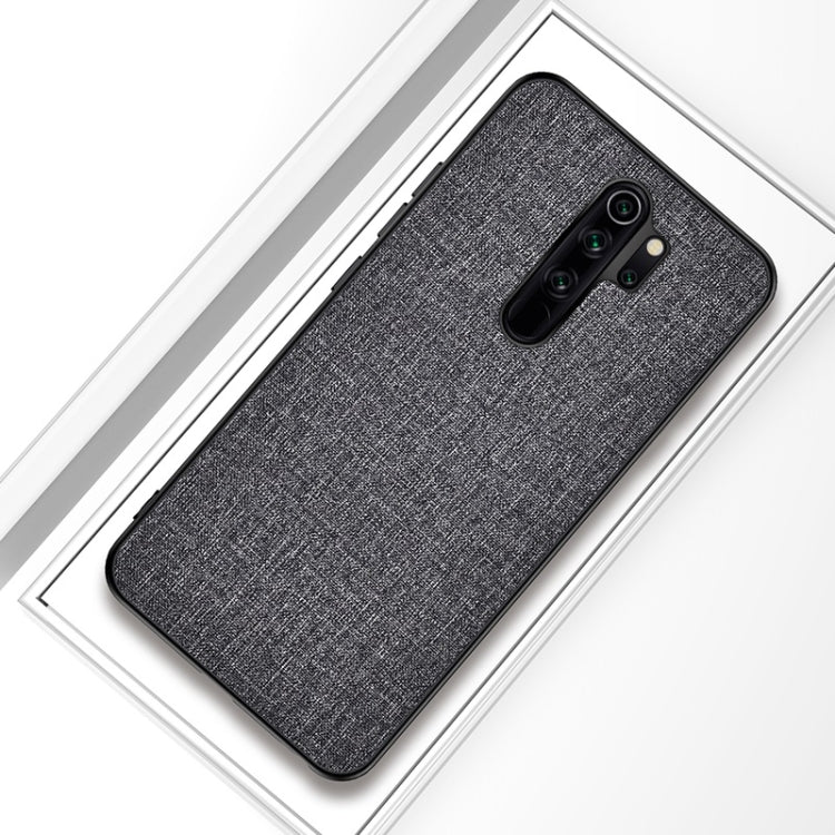 For Xiaomi Redmi Note 8 Pro Shockproof Cloth Texture PC + TPU Protective Case