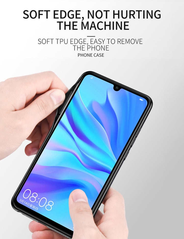 For Xiaomi Redmi Note 8 Pro Shockproof Cloth Texture PC + TPU Protective Case