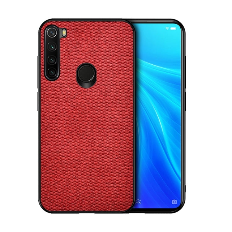 For Xiaomi Redmi Note 8 Shockproof Cloth Texture PC + TPU Protective Case