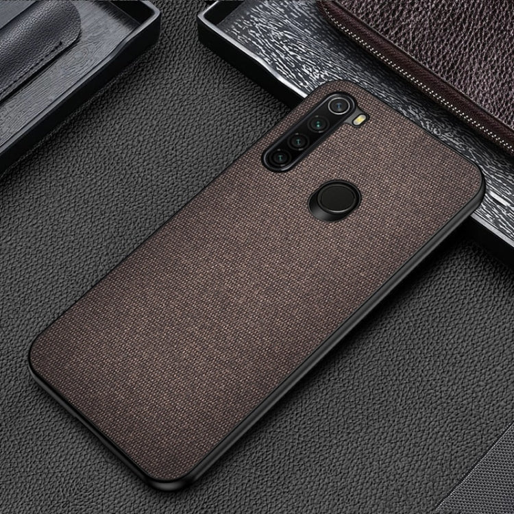For Xiaomi Redmi Note 8 Shockproof Cloth Texture PC + TPU Protective Case