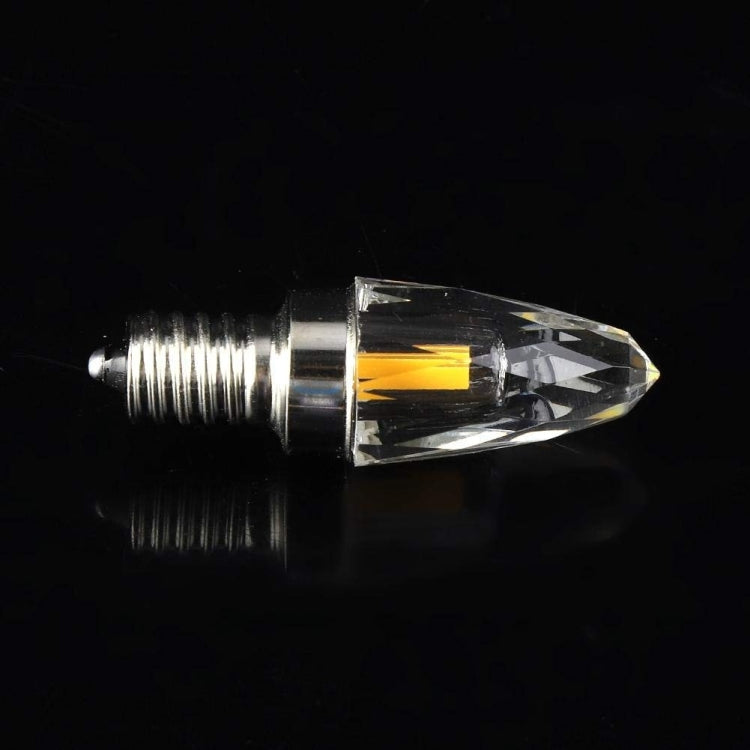 YWXLight E12 4W COB LED Lighting Filament Glass Bulb, AC 110-130V