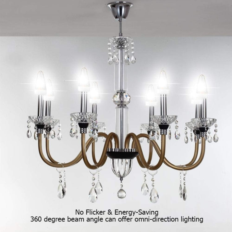 YWXLight E12 4W COB LED Lighting Filament Glass Bulb, AC 110-130V