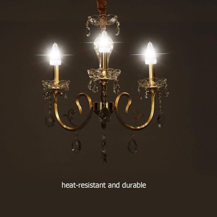 YWXLight E12 4W COB LED Lighting Filament Glass Bulb, AC 110-130V