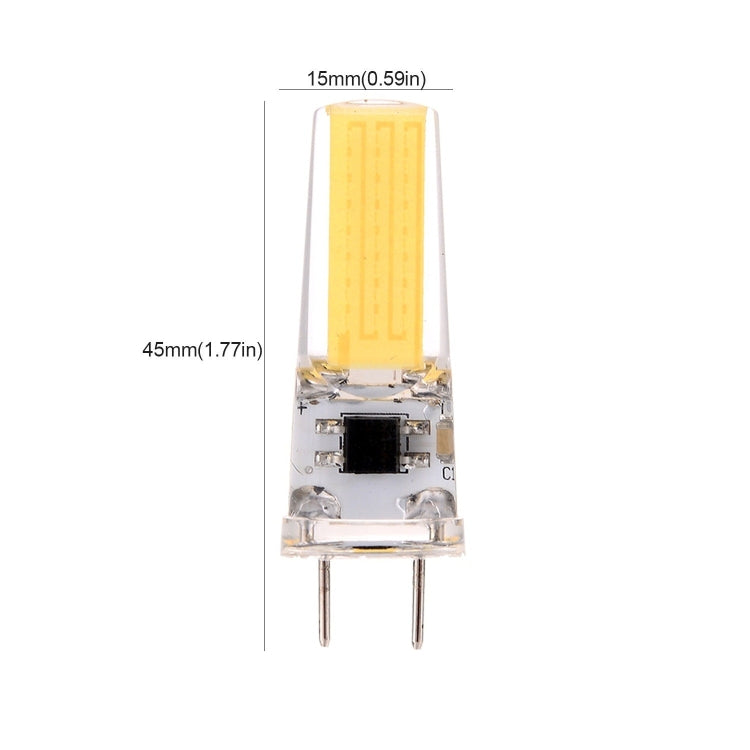 YWXLight G8 3W COB LED Silicone Lamp Double Needle Energy Saving Lamp, AC 110-130V