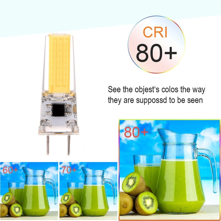 YWXLight G8 3W COB LED Silicone Lamp Double Needle Energy Saving Lamp, AC 110-130V