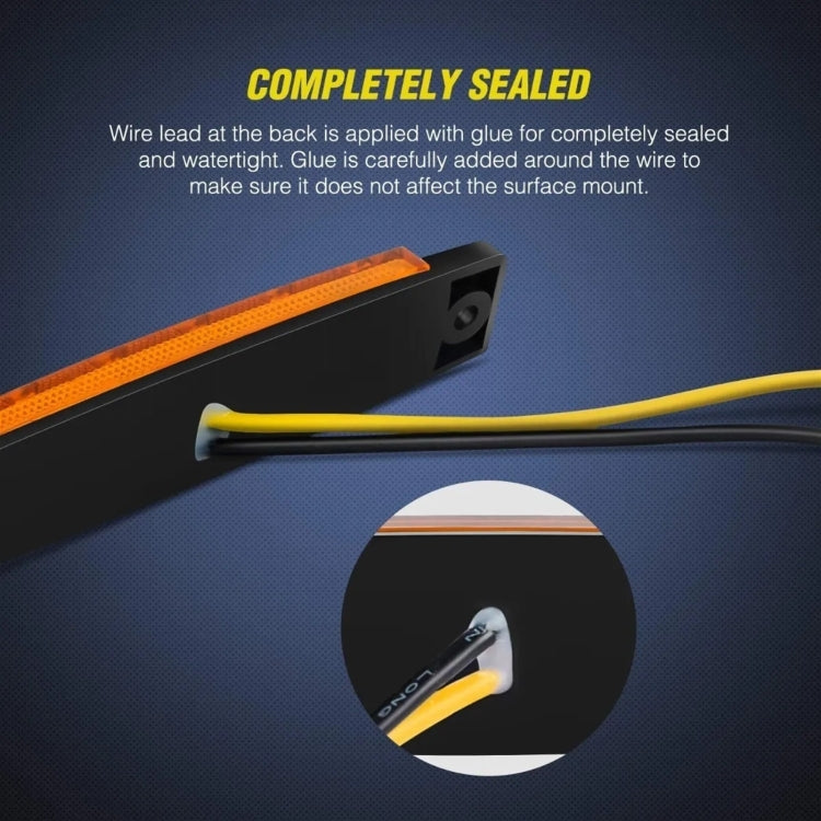 YWXLight 10pcs Side Led Marker Lights For Truck Trailer 12v