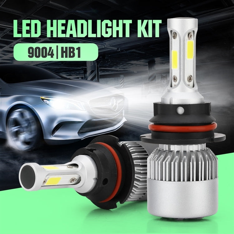 YWXLight 9004/HB1 LED Headlight Bulbs 8000LM/Set 6000K Pure White Waterproof IP68 DC9V-32V