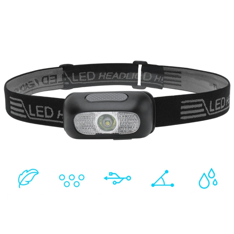YWXLight 3W USB Rechargeable Night Fishing Waterproof Night Running Headlamp