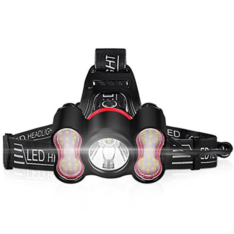 YWXLight 41 LEDs Light Sensor Outdoor Glare Rechargeable LED Headlight IPX5 Waterproof Fishing Camping Light(Headlamp+USB Cable+2xBattery)
