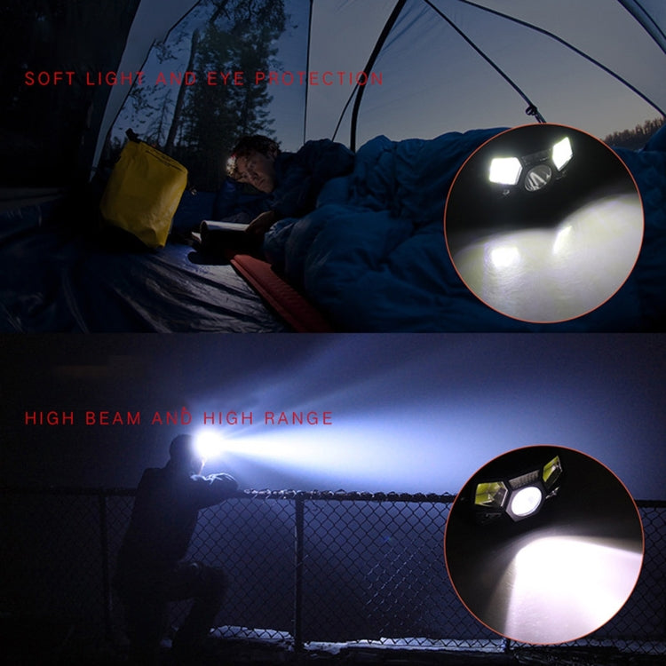 YWXLight USB Charging Induction Headlight Outdoor Running Night Fishing Lamp