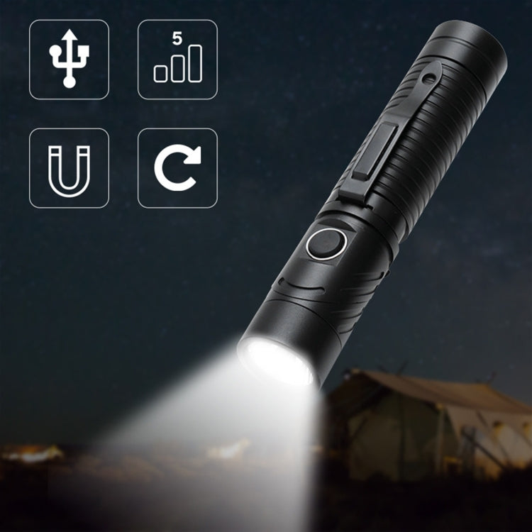 YWXLight 700LM Head-mounted Aluminum Alloy USB Rechargeable Strong Head Lamp Outdoor Camping Night Fishing Flashlight