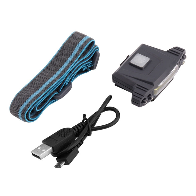 YWXLight 100LM USB Rechargeable Mini Induction Clip Cap Light Outdoor Fishing Headlight