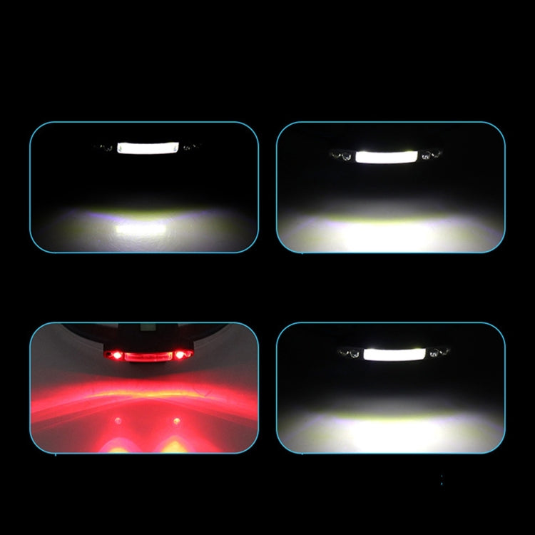 YWXLight 100LM USB Rechargeable Mini Induction Clip Cap Light Outdoor Fishing Headlight