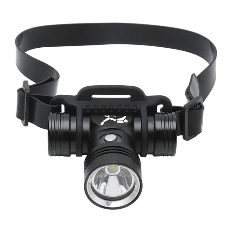 YWXLight 60m Underwater Photography Video Fill-up Headlight Diving Flashlight with Battery Display Function