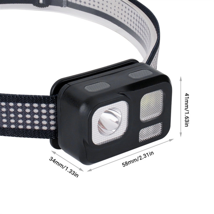 YWXLight 10W 160LM Emergency Night Fishing Adventure Mountaineering Outdoor Far and Near Bald Headlight