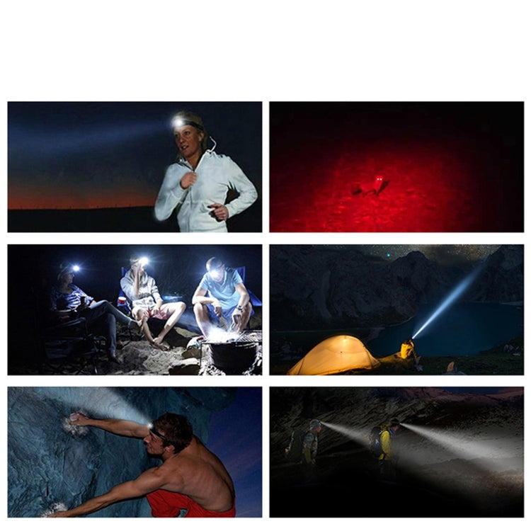YWXLight 10W 160LM Emergency Night Fishing Adventure Mountaineering Outdoor Far and Near Bald Headlight