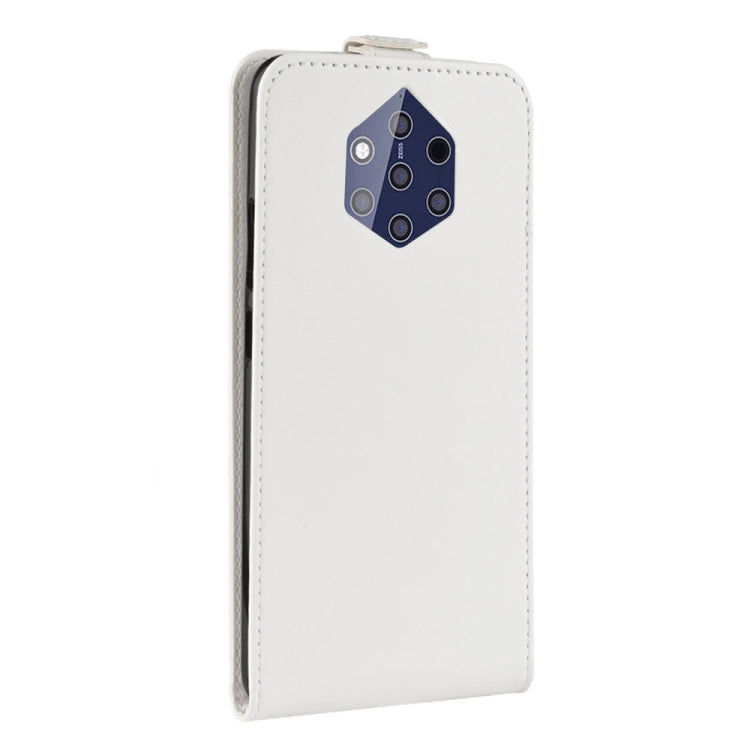 R64 Texture Vertical Flip Leather Case for Nokia 9 PureView, with Card Slots & Photo Frame
