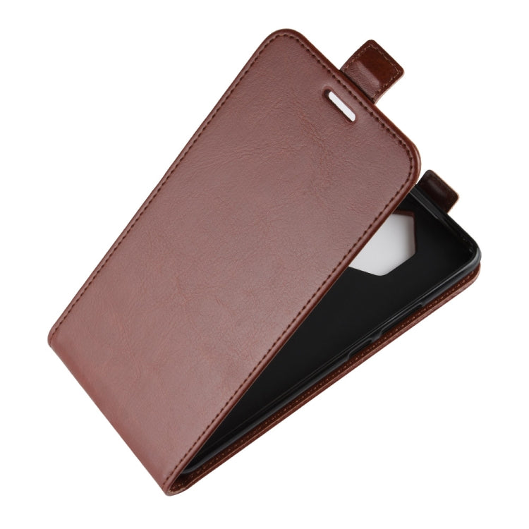 R64 Texture Vertical Flip Leather Case for Nokia 9 PureView, with Card Slots & Photo Frame