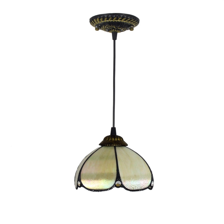 YWXLight 8 inch Simple Style Hanging Lamp Restaurant Bar Bedside Glass Study Hallway Balcony Pendent Lamp