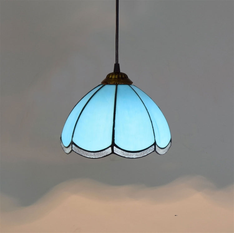 YWXLight 8 inch Modern Stained Glass Bedroom Corridors Balcony Pendant Light
