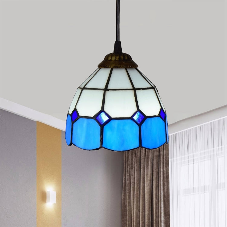 YWXLight 6 inch Dining Room Kitchen Bedroom Glass Pendant Light Ceiling Hanging Lamp