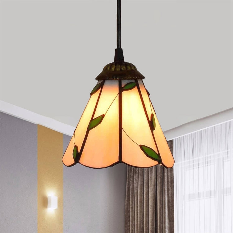 YWXLight 6 inch Dining Room Kitchen Bedroom Colored Glass Pendant Light Ceiling Hanging Lamp