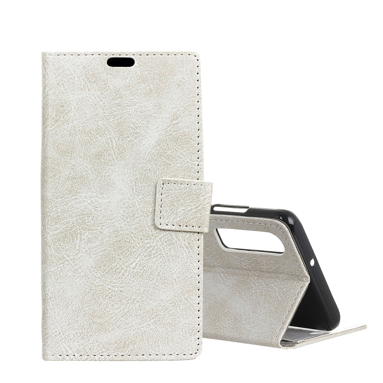 For Huawei P30 Retro Crazy Horse Texture Horizontal Flip Leather Case With Holder & Double-sided Buckle & Photo Frame