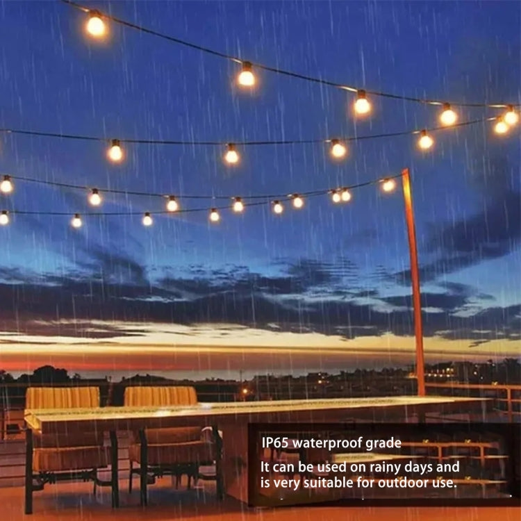 YWXLight 7.6m IP65 Waterproof Outdoor Solar Lights Garland 25 + 2 Waterproof Bulbs