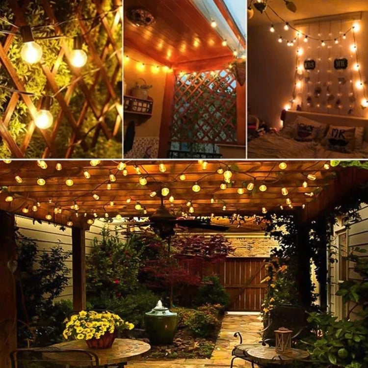 YWXLight 7.6m IP65 Waterproof Outdoor Solar Lights Garland 25 + 2 Waterproof Bulbs