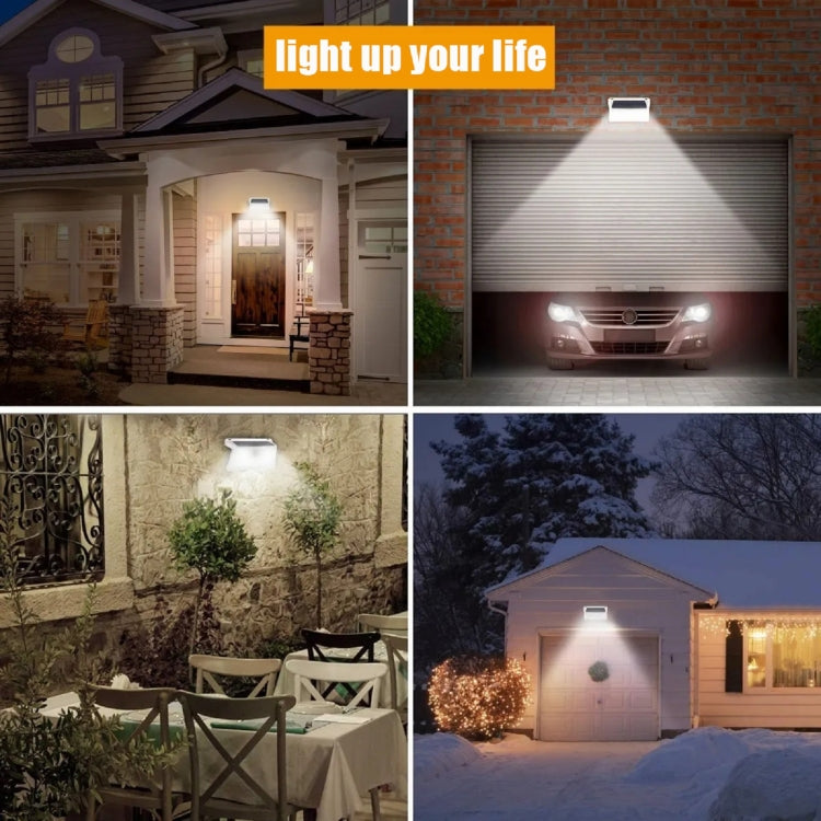 YWXLight 73 LEDs IP44 Waterproof PIR Motion Sensor Outdoor Solar Powered LED Wall Light