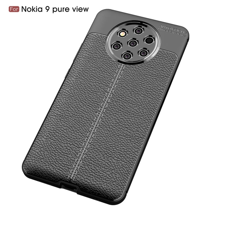 Litchi Texture TPU Shockproof Case for Nokia 9 Pure View