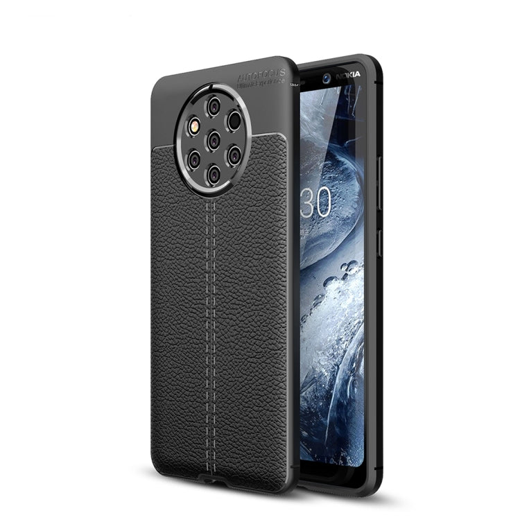 Litchi Texture TPU Shockproof Case for Nokia 9 Pure View