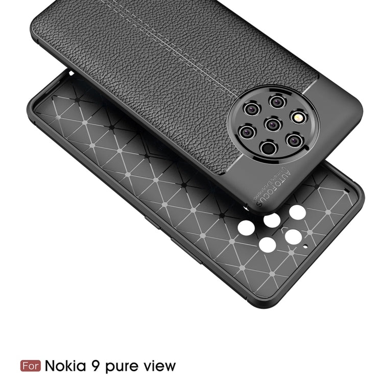 Litchi Texture TPU Shockproof Case for Nokia 9 Pure View