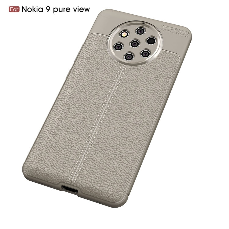 Litchi Texture TPU Shockproof Case for Nokia 9 Pure View