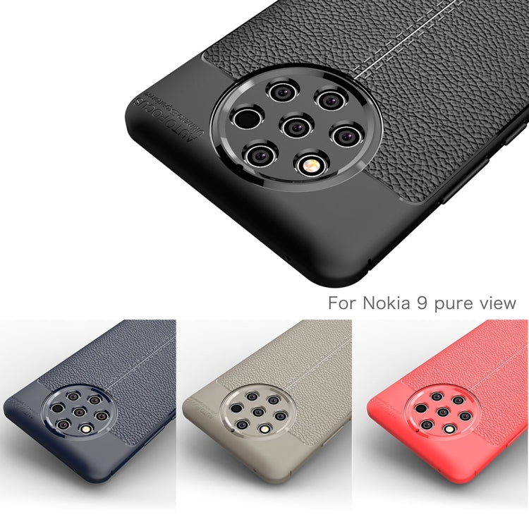 Litchi Texture TPU Shockproof Case for Nokia 9 Pure View