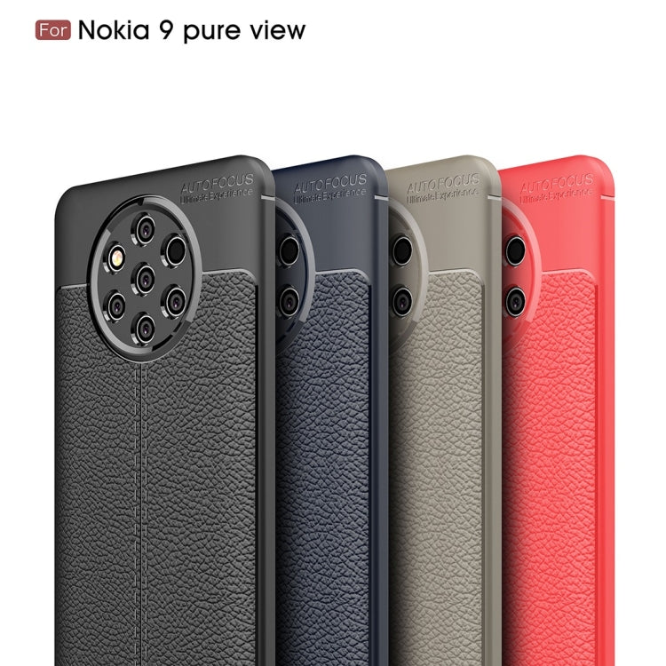 Litchi Texture TPU Shockproof Case for Nokia 9 Pure View