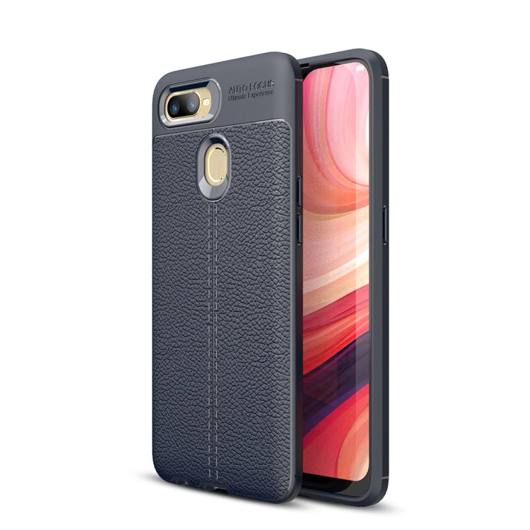 Litchi Texture TPU Shockproof Case for OPPO A7