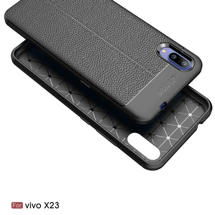 Litchi Texture TPU Shockproof Case for Vivo X23 Symphony Edition