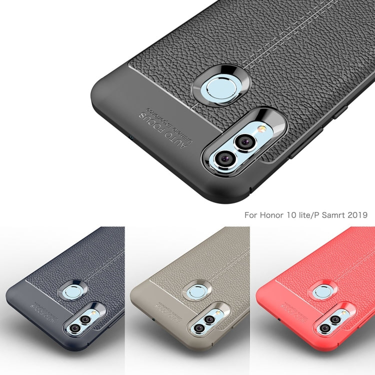 Litchi Texture TPU Shockproof Case for Huawei Honor 10 Lite / P Smart 2019