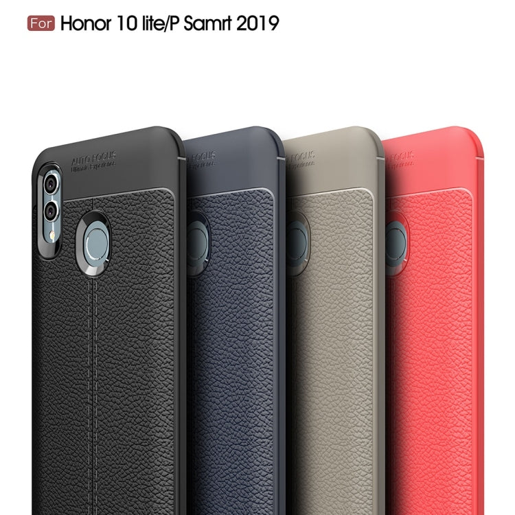 Litchi Texture TPU Shockproof Case for Huawei Honor 10 Lite / P Smart 2019