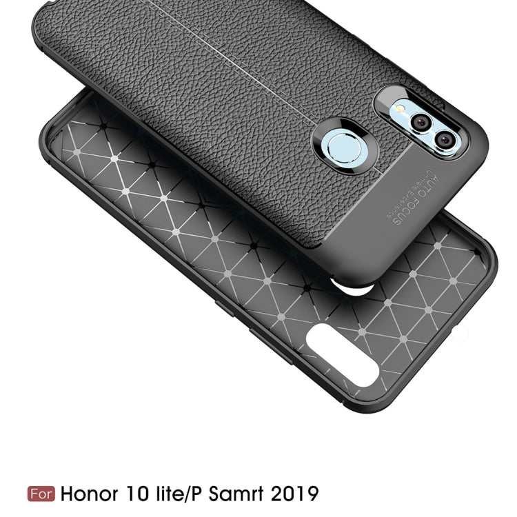 Litchi Texture TPU Shockproof Case for Huawei Honor 10 Lite / P Smart 2019