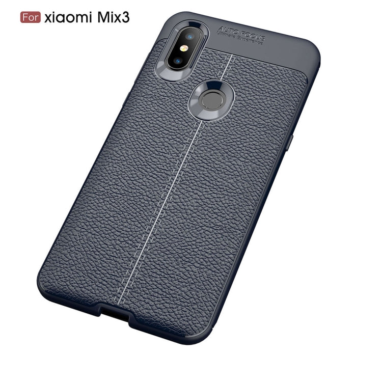 Litchi Texture TPU Shockproof Case For Xiaomi Mix 3